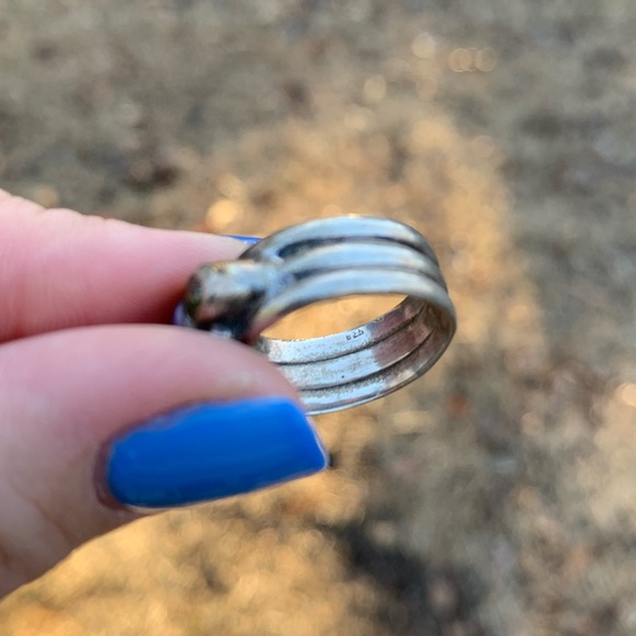 Genuine Stone & Sterling Silver Ring - Picture 14 of 16